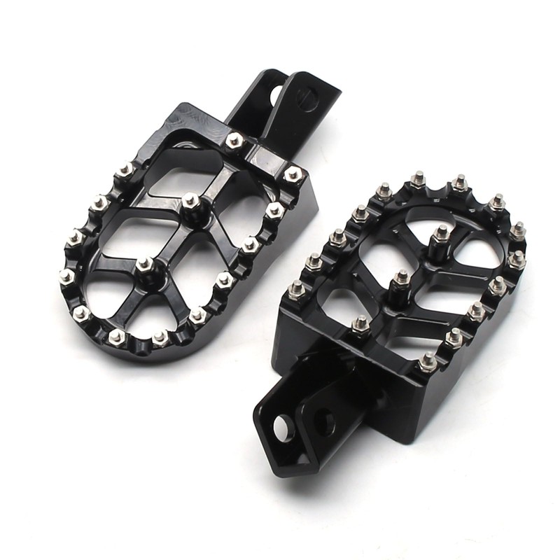 MZS Dirt Bike Foot Pegs, Motorcycle Wide Footpegs Front Pedal