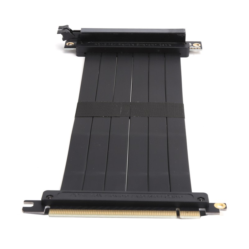 PCI-E 16X 90 Extension Cable Ear Button Slot Connection Ribbon