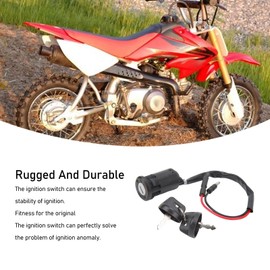 Ignition Switch 35010 Replacement On Off Stability Switch for XR50R CRF50 XR70R CRF70 ABS Key Ignition On Off Key Switch