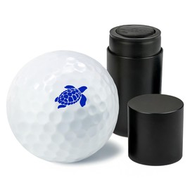 Golf Ball Marker Stamp with TiteSeal™ Technology - Turtle - Many Designs to Choose - Blue