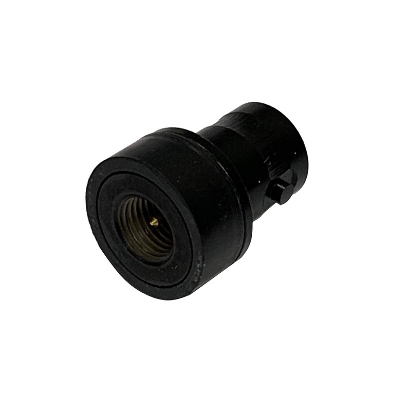 BNCJ‑SMAP Low Profile Black SMA‑to‑BNC Adapter 50 Ω SMA Male to