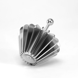 Codale Filter Paper Presser All Metal Coffee Filter Shape Retainer for Basket & V60 Filter Paper Pour Over Coffee (Silver)