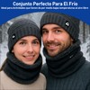 Bluelander Gorros para Invierno con Bufanda Hombre y Mujer, Conjunto