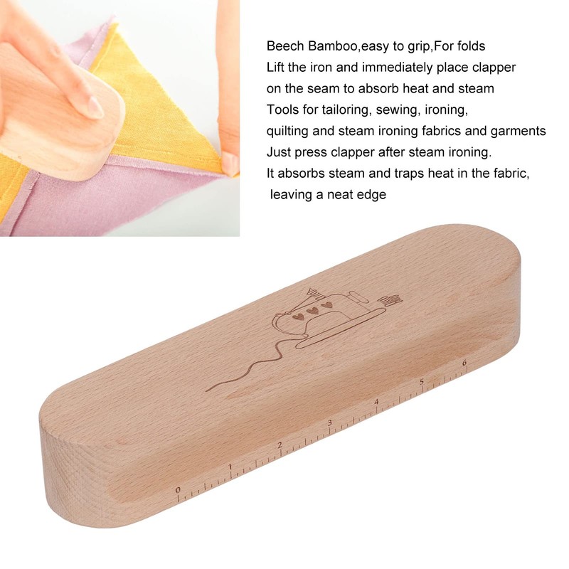 Tailor Wooden, Mesh Finely Polished Beech Bamboo Quilters, Sewing Tool