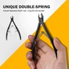 BEZOX Precision Cuticle Nippers (4mm) - Professional Half Jaw Cuticle