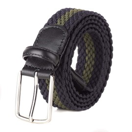 BelePala Cinturones grandes y altos para hombre de 36 a 124 pulgadas, E Blue 01, 75"(Waist: 66"-70")