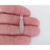 Wholesale Charms Sterling Silver 3d Surfboard charm