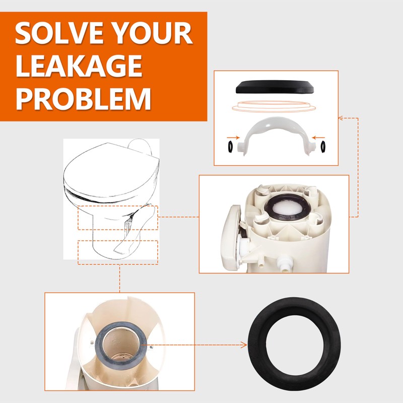 WEHOPE 34117 Waste Ball Kit Compatible with Thetford Aqua Magic