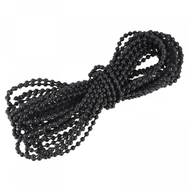 uxcell Blinds Beaded Chain Cord, 11 Yards Roman Vertical Roller Shades for Window Curtain Blind Replacement Parts, Black