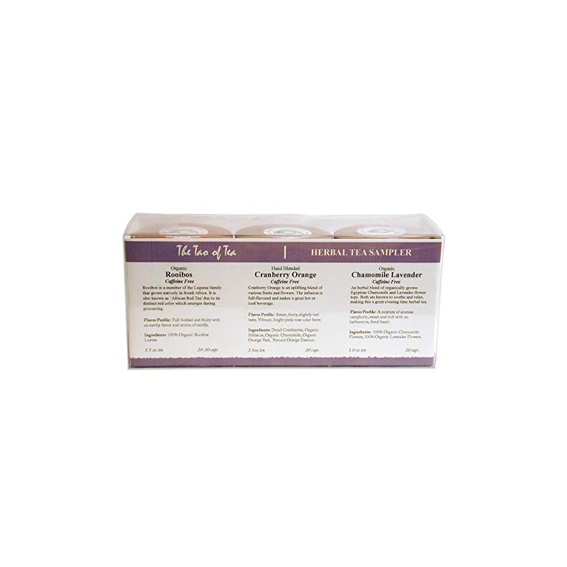 The Tao of Tea Herbal Tea Sampler Cans, 1 pcs