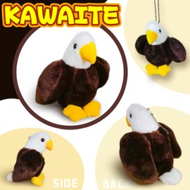 Bald Eagle Stuffed Animal Plush Toys for Kids, Kawaii Bald Eagle Plushies, Soft Bird Plush Toys, Mini Bird Stuffed Animals for Girls, Boys, Babies, Party Favors
