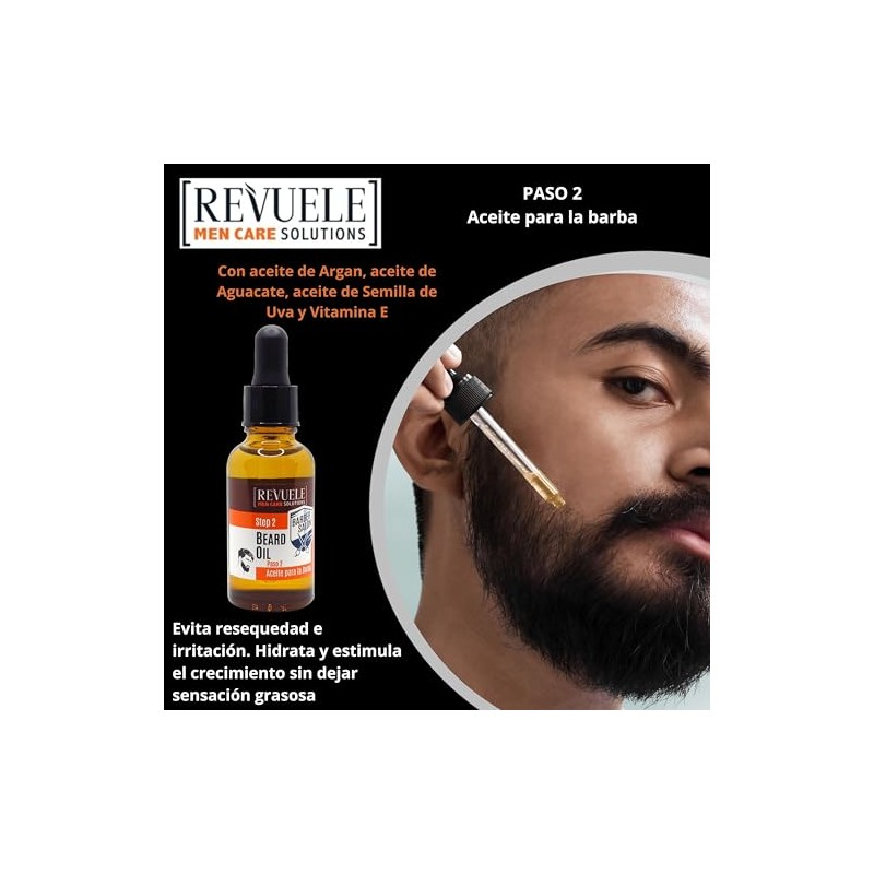 REVUELE MEN CARE SOLUTIONS 3 PACK SET CUIDADO DE CARA,