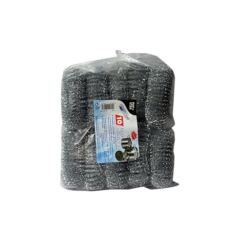 PAPSTAR Wire Scouring Pads 12 cm Diameter (10Stck)