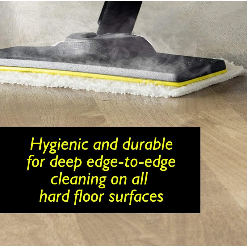 SPARES2GO Microfibre Cloth Cover Pads Compatible with Karcher Easyfix SC1