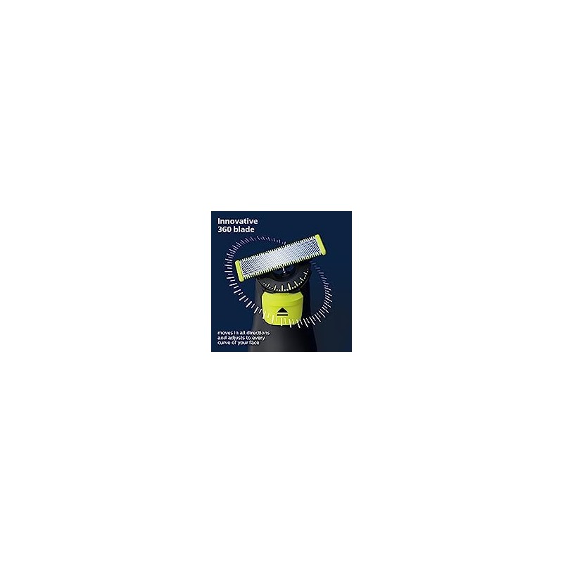 Philips Norelco OneBlade 360 Pro Hybrid Electric Trimmer, QP6531/70, Black