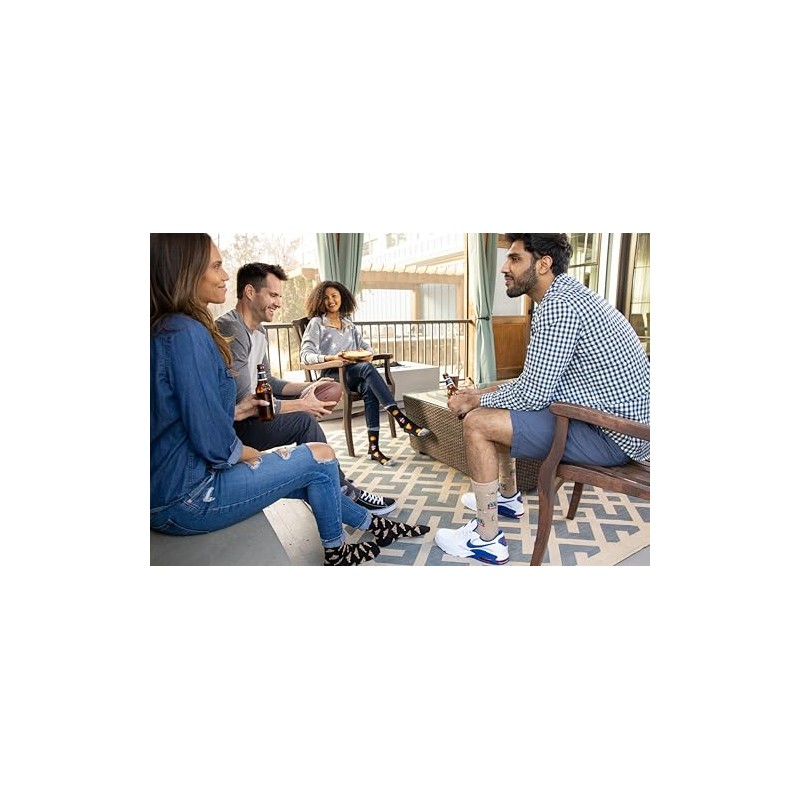 Hot Sox Women's Fun Pattern and Solid Crew Socks-1 Pair