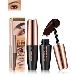 Eyebrow Tattoo Peel Off Gel Tint- Brown Peel Off Tinted Eyebrow Tattoo Gel, Waterproof Transfer-proof Brow Stain, Long Lasting Up to 3 Days, Easy Tinting Eye Brow Glue Makeup for Women-02
