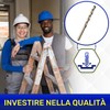 2 Pezzi HSS Punte Trapano Metallo Professionali Ø 8 mm