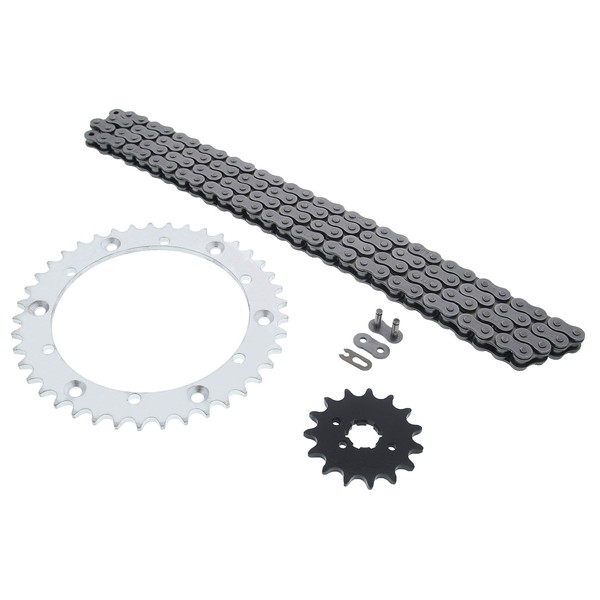 104L Non O Ring Chain & Sprocket Silver 15/41 fits