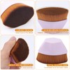 4pcs Brochas De Maquillaje Foundation Makeup Petal-Shaped Kabuki Brushes, Used