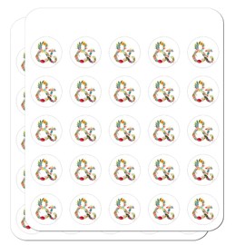 Ampersand & Floral Planner Calendar Scrapbooking Crafting Stickers
