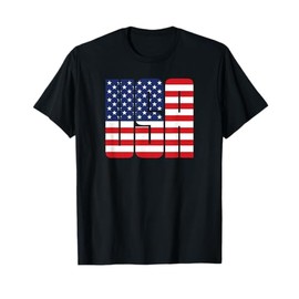 USA American Flag Stars and Stripes Patriotic Design T-Shirt
