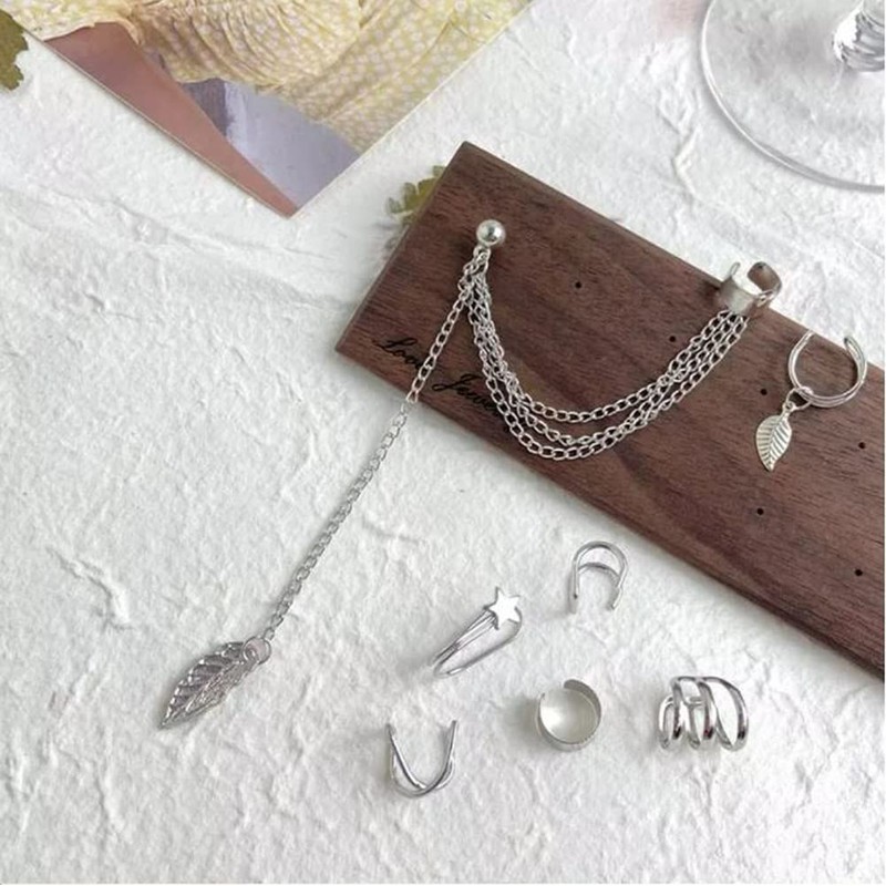 MADIOLA Aretes de Clip, Aretes de Cartílago, Aretes Trepadores de