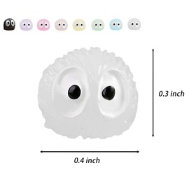 8pcs Plants Magnets Tiny Dust Bunnies Plant Safe Magnets, Plant Accessories for House Plant Indoor and Outdoor Plants Leafs,Fridge, Key Holder Decorative.(Multicolour Dust Bunnies)