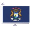 3×5 FT Michigan Flag, Large 100D USA State Outdoor Banner,Doube