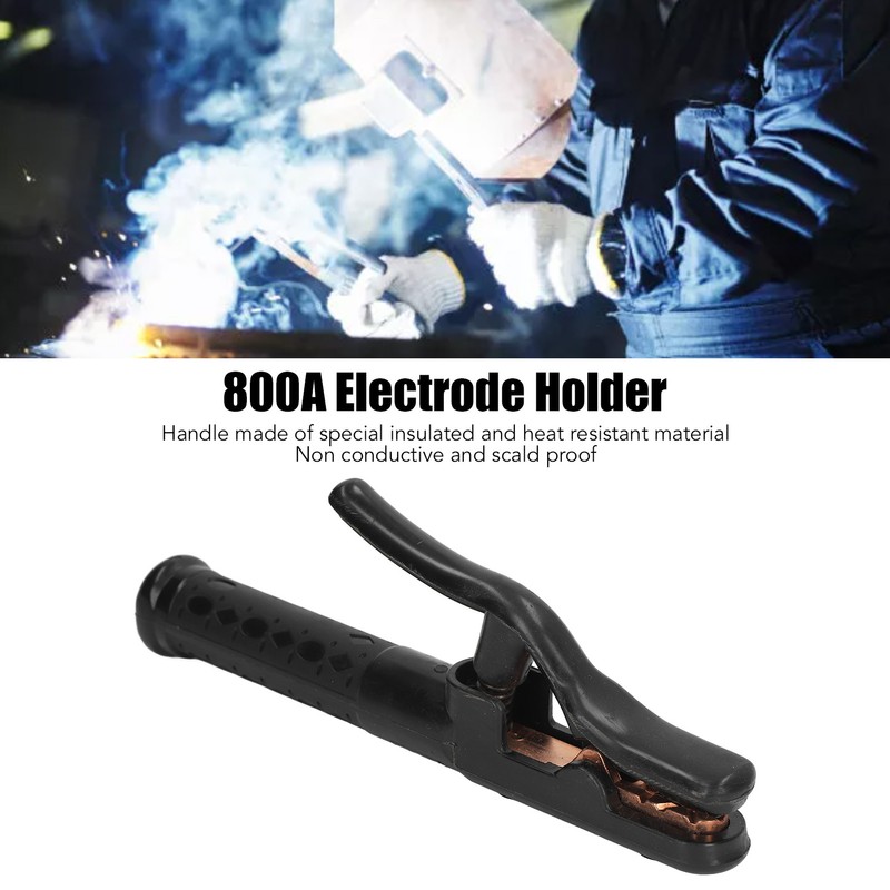 Electrode Holder Welding Terminal Insulated Copper Hardware Tool 800A for