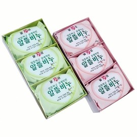 Economical beauty soap 140g 3 pieces Skin care payment Shower bar Cleansing bar Facial soap Skin care type Cherry Blossom 3 pieces / 알뜰 미용비누 140g 3개 피부 청 결제 샤워 바 클렌징바 얼굴 비누 스킨 케어 타입 체리블라썸3개입