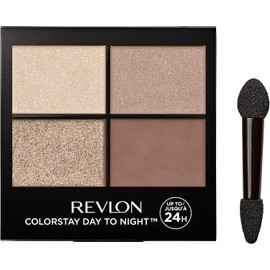 Revlon - Sombra de ojos cuádruple Colorstay de 16 horas, adictiva, 0.16 onzas