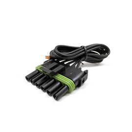 6 PORT DUAL FUEL TANK SELECTOR VALVE KIT | Gas/Diesel | Harness Plug, Toggle Switch, Clamps, Connector | MAIN and AUXILLARY Gas Tanks | Compatible with GM - Ford - U7001 14029228 42-159, FV-5