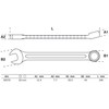BGS Combination Wrench, 20 mm (1), 30570