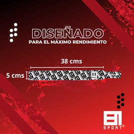 Set de Banderas, Cinturón y Chupones para Futbol Bandera | Cintas para jugar Tocho | Paquete Individual Para Tochito | Accesorios para Football Flag | Ocho Uno Sport (Negro)