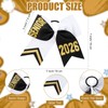 12 Pcs Senior 2026 Hair Bows with Glitter Letter Sparkly