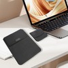 Laptop Sleeve Case PU Leather for OS Laptop 13 Vertical