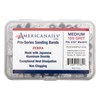 Americanails Pro-Series Zebra, Medium 150 Grit, Professional Sanding Bands for