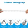 PATIKIL Silicone Seal Strip, 5M (16.4Ft) 5MM (0.2") Dia High