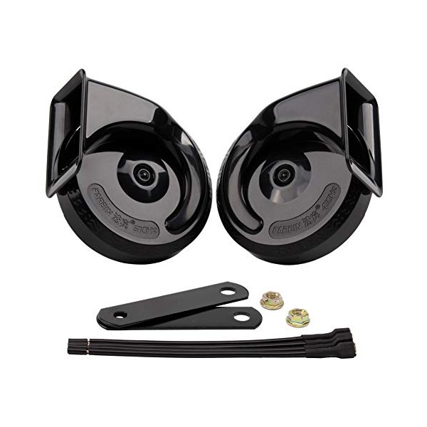 FARBIN Car Horn for Truck Motorcycle High/Low Tone Super Loud
