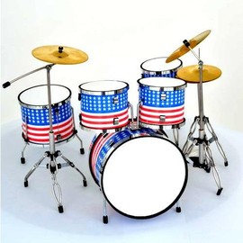Mini Drum Set Replica for collectors