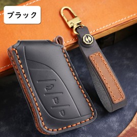 ontto LS500h RX300 LM500h LM300h ES350 LC500h UX250H NX250 Accessories Handmade Leather 3 Buttons Black