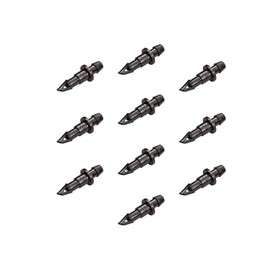 Rain Bird BC25/10PS Drip Irrigation Universal 1/4" Barbed Coupling Fitting, Fits of 1/4" Drip Tubing, 10-Pack