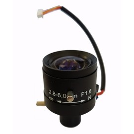 CCTV 1/3" 2.8-6mm IR Varifocal Auto Iris Zoom Lens - CCTV Camera - Security Camera - HB0286A