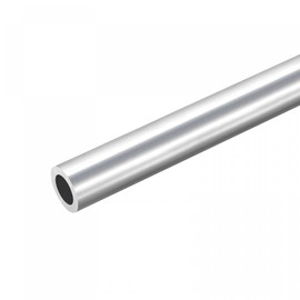 sourcing map 6063 Aluminum Round Tube 25mm OD 15mm Inner Dia 200mm Length Pipe Tubing