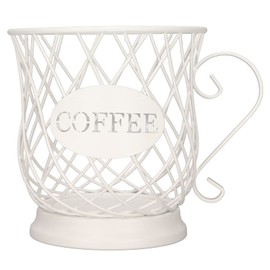 Cocoarm Coffee pod holder, coffee capsule basket, multi-purpose storage basket for various items, unique hollow structure prevents mouldy capsules, suitable for (iron)