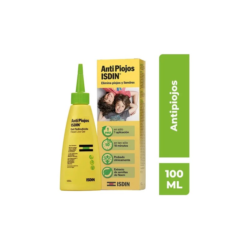 Isdin Antipiojos Gel Pediculicida 100 Ml