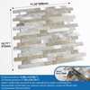MOFIT 3D Stone Brick Backsplash Tile for Kitchen Peel and