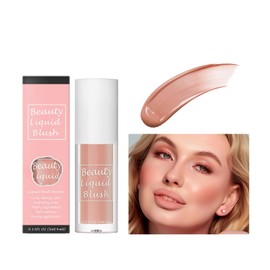 MAEPEOR Matte Liquid Blush 9 Colors Soft Cream Face Blush Natural Matte Finish Looking and Long-Lasting Weightless Blush Makeup for Cheek (Color 07)