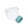 VALICLUD Empty Snow Globe Glass Replacement 45mm Dome Glass with